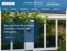 Tablet Screenshot of cheshirebifolds.com